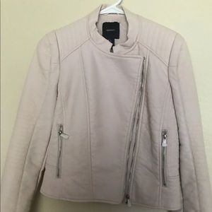 Forever 21 Light Pink Leather Jacket